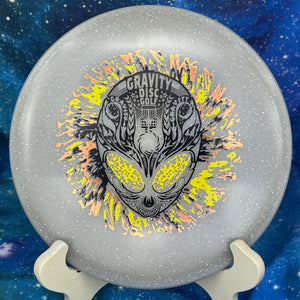 Infinite Discs - Kon Tiki - Metal Flake C-Blend - Neon Alien Head - Special Edition 3-Foil Stamp