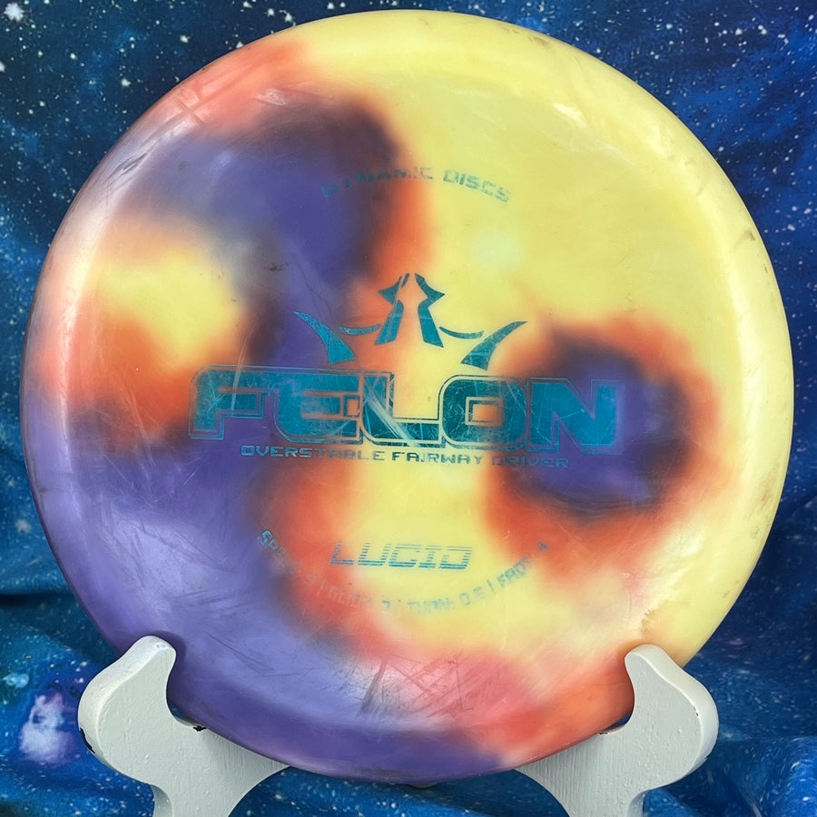 Pre-Owned - Dynamic Discs - Felon (DyeMax, Lucid-X Glimmer, Lucid Ice Orbit)