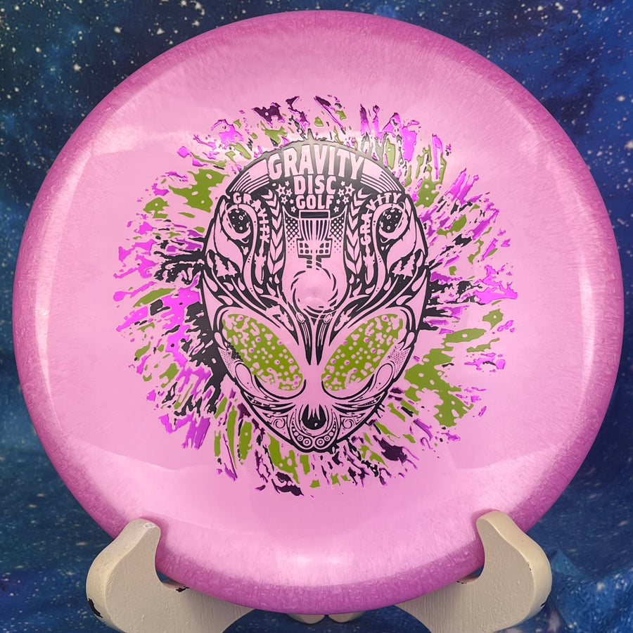 Wild Discs - Sea Otter - Lava - Neon Alien Head - Special Edition 3-Foil Stamp