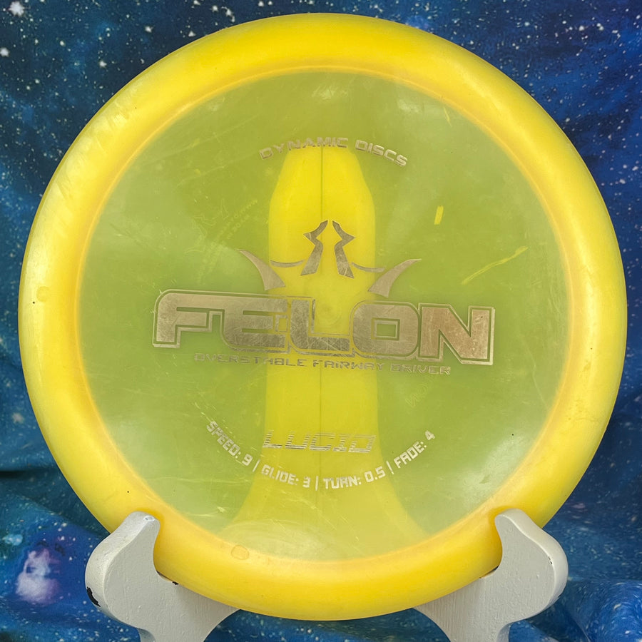 Pre-Owned - Dynamic Discs - Felon (DyeMax, Lucid-X Glimmer, Lucid Ice Orbit)