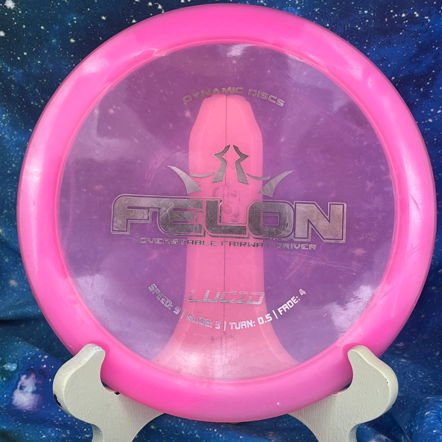 Pre-Owned - Dynamic Discs - Felon (DyeMax, Lucid-X Glimmer, Lucid Ice Orbit)