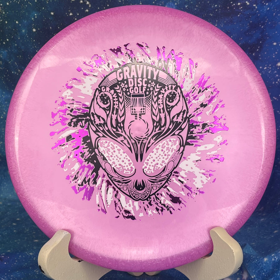 Wild Discs - Sea Otter - Lava - Neon Alien Head - Special Edition 3-Foil Stamp