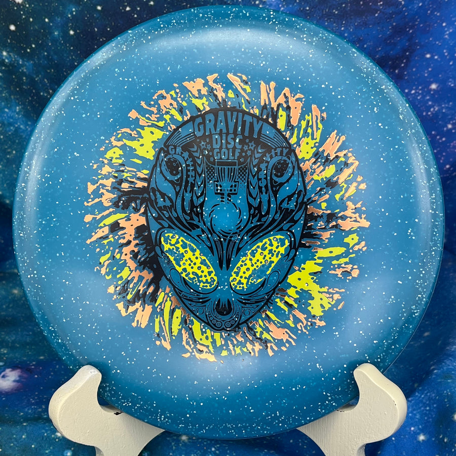 Infinite Discs - Kon Tiki - Metal Flake C-Blend - Neon Alien Head - Special Edition 3-Foil Stamp