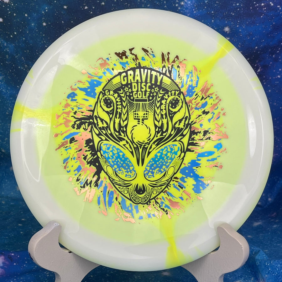 Infinite Discs -  Conqueror - Halo S-Blend - Neon Alien Head - Special Edition 3-Foil Stamp