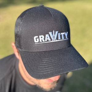 Gravity OG - Black Retro Trucker Hat