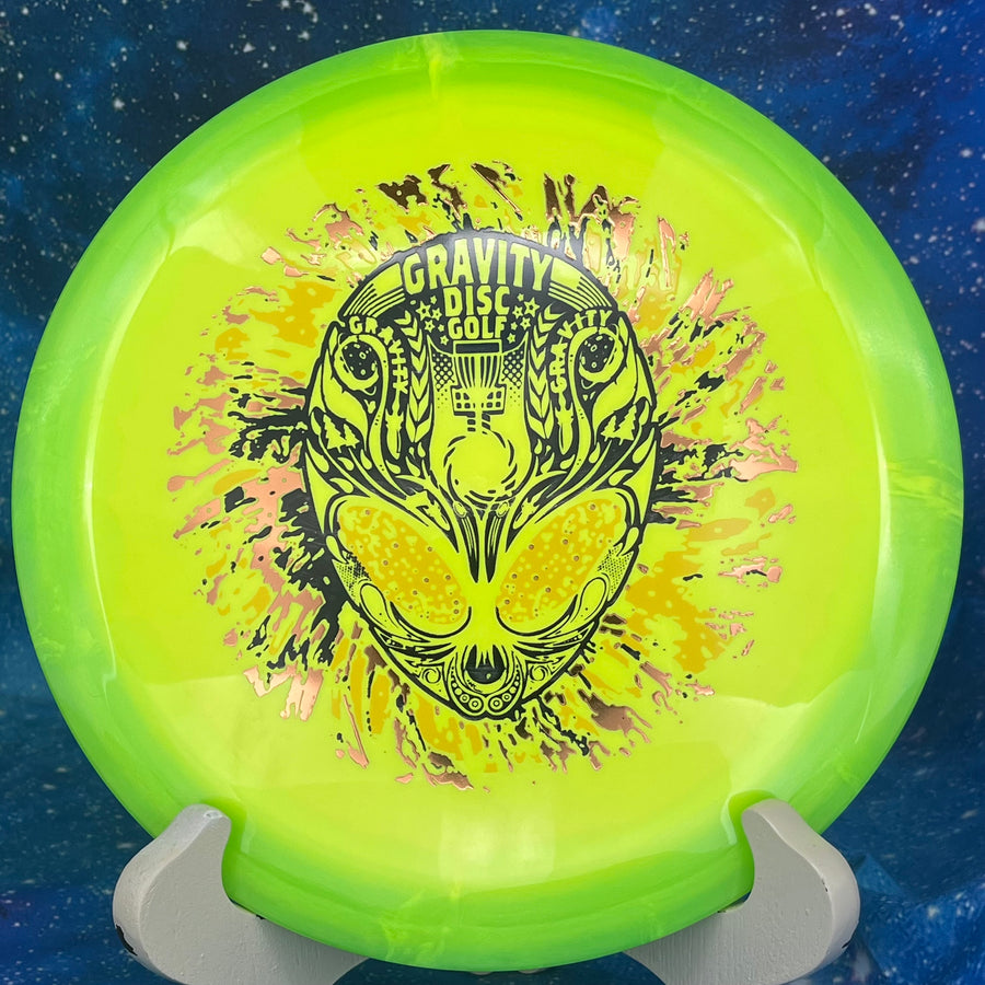 Infinite Discs -  Aztec - Halo S-Blend - Neon Alien Head - Special Edition 3-Foil Stamp