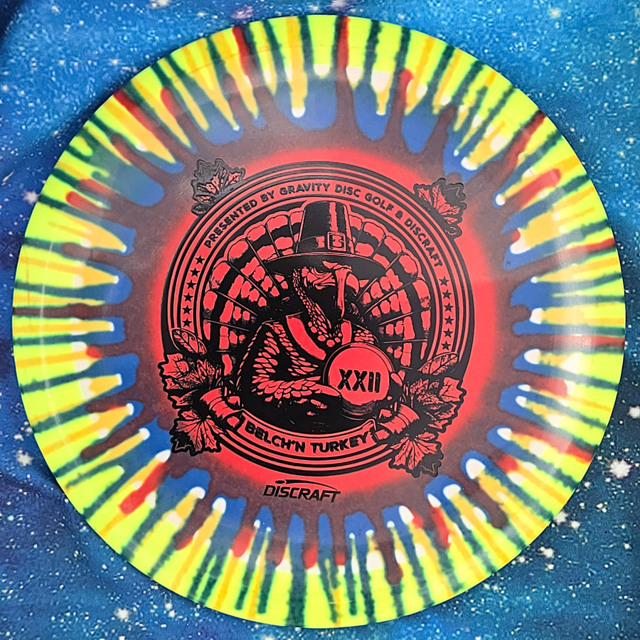 Discraft - Buzzz - ESP Fly Dye - Belch N Turkey Stamp